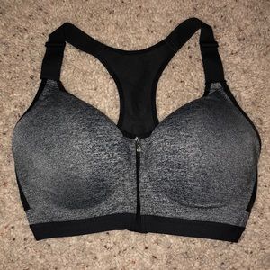 Victoria Secret Sport Front Zip Sports Bra - 34DDD
